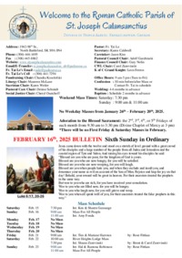 Sunday February 16, 2025