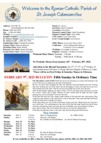 Sunday February 9, 2025