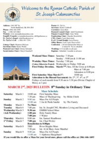 Sunday March 2, 2025