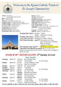 Sunday March 30 2025